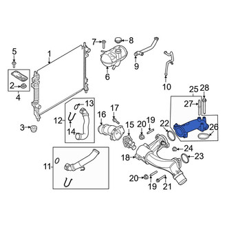Ford OE - Engine Coolant Outlet Flange