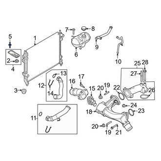 Ford OE - Lower Grille Bolt