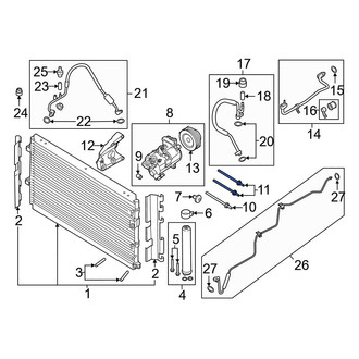 Ford OE - A/C Compressor Stud