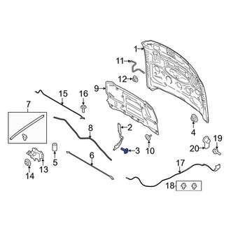 Ford OE - Hood Hinge Bolt