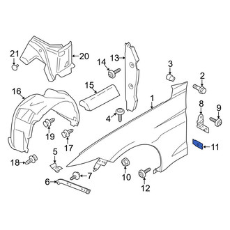 Ford OE - Rear Fender Bracket