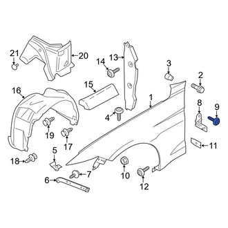Ford OE - Liftgate Latch Handle Bolt