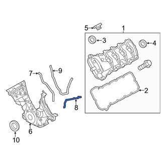 Ford OE - Left Engine Timing Cover Gasket