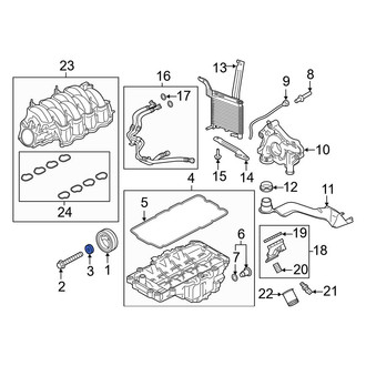 Ford OE - Engine Crankshaft Pulley Washer