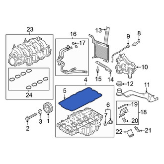 Ford OE - Engine Oil Pan Gasket