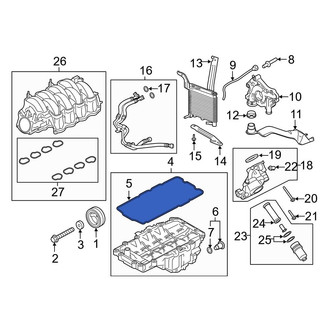 Ford OE - Engine Oil Pan Gasket