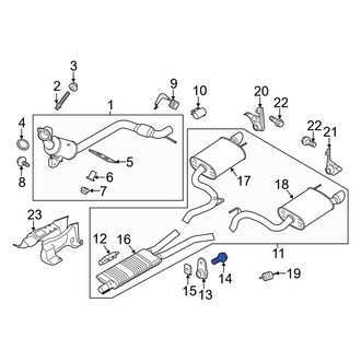 Ford OE - Exhaust System Hanger Bolt