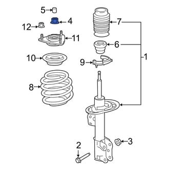 Ford OE - Front Suspension Control Arm Nut