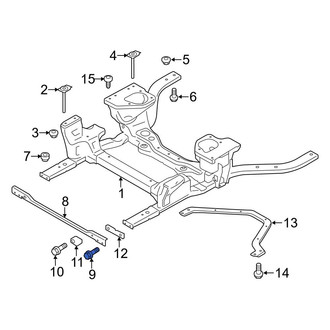 Ford OE - Radiator Support Tie Bar Bolt