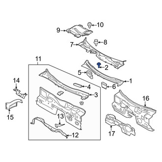 Ford OE - Bumper Face Bar Bolt