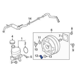Ford OE - Power Brake Booster Vacuum Sensor