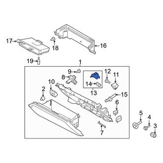 Ford OE - Front Glove Box Light