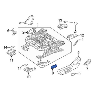 Ford OE - Front Right Power Seat Switch