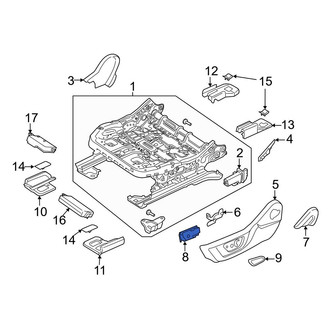 Ford OE - Front Left Power Seat Switch