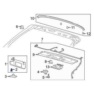 Ford OE - Sun Visor Clip