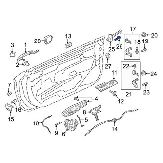 Ford OE - Door Check Bolt