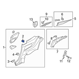 Ford OE - Door Sill Plate Clip