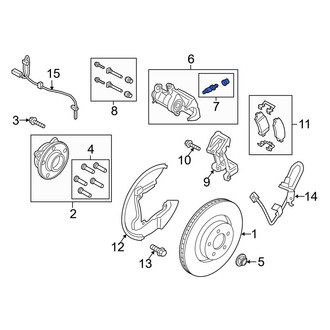 Ford OE - Rear Brake Bleeder Screw