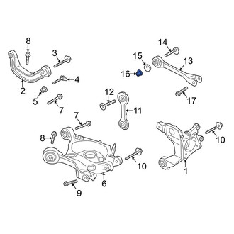 Ford OE - Steering Tie Rod Nut