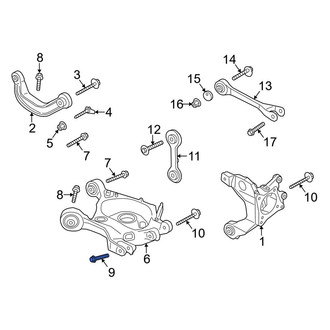 Ford OE - Lower Suspension Control Arm Bolt