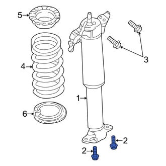 Ford OE - Bumper Impact Bar Bolt