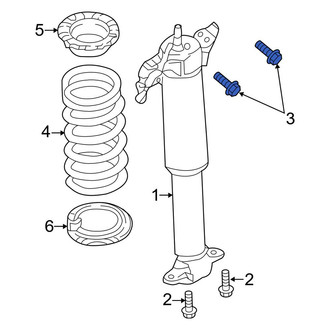 Ford OE - Upper Suspension Shock Absorber Bolt
