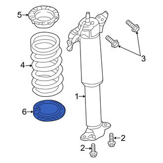 Ford OE - Rear Left Lower Coil Spring Insulator