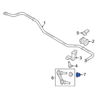 Ford OE - Outer Steering Tie Rod Nut