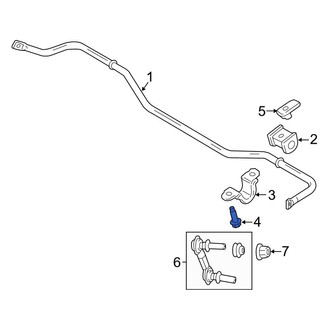 Ford OE - Suspension Stabilizer Bar Bracket Bolt