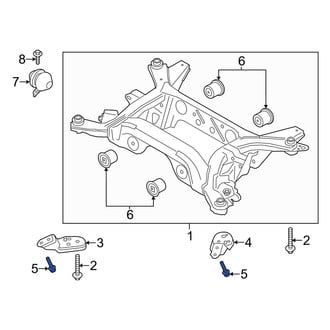 Ford OE - Rear Suspension Crossmember Bolt