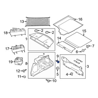 Ford OE - Fender Flare Clip
