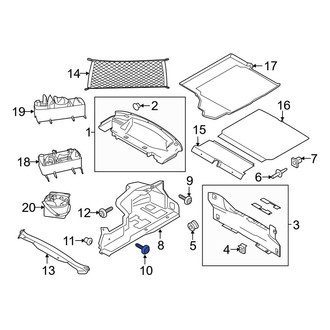 Ford OE - Sound Absorber Clip