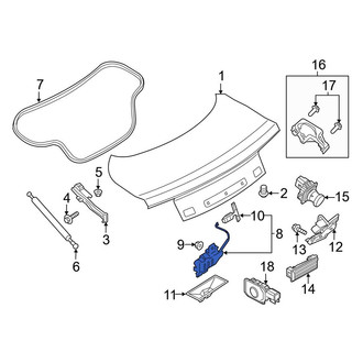 Ford OE - Rear Deck Lid Latch