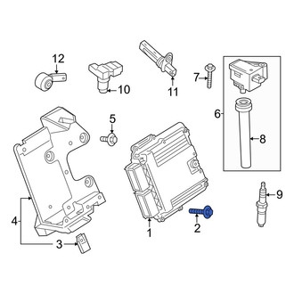Ford OE - Brake Hydraulic Hose to Caliper Bolt
