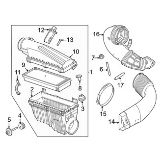 Ford OE - Air Filter and Housing Assembly