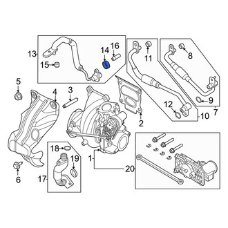 Ford OE - Turbocharger Oil Line Gasket