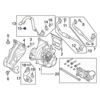Ford OE - Lower Turbocharger Oil Line O-Ring