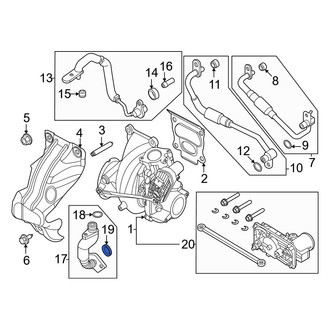 Ford OE - Turbocharger Oil Line Gasket