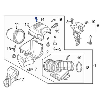 Ford OE - Air Filter Housing Bolt