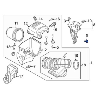 Ford OE - Air Filter Housing Bolt