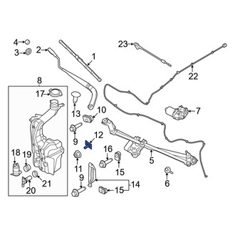Ford OE - Outer Washer Fluid Reservoir Bolt