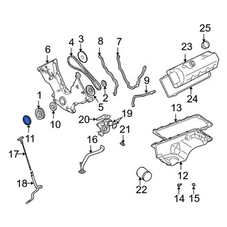 Ford OE - Rear Engine Crankshaft Seal