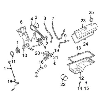 Ford OE - Engine Oil Drain Plug Gasket