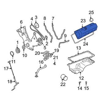 Ford OE - Left Engine Valve Cover