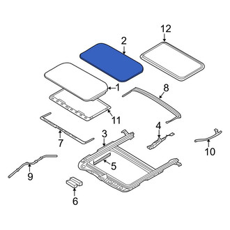 Ford OE - Front Sunroof Seal