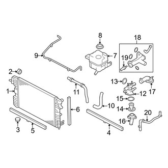 Ford OE - Cooling - Radiator & Components