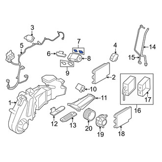Ford OE - Left A/C Expansion Valve O-Ring