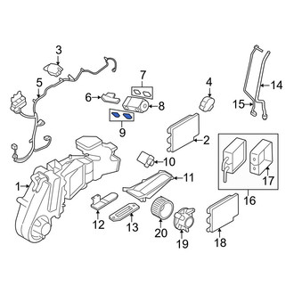 Ford OE - Left A/C Expansion Valve O-Ring