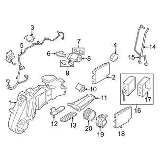 Ford OE - Air Conditioner & Heater - Auxiliary Air Conditioner