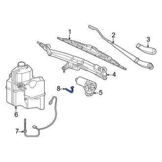 Ford OE - Front Windshield Washer Nozzle